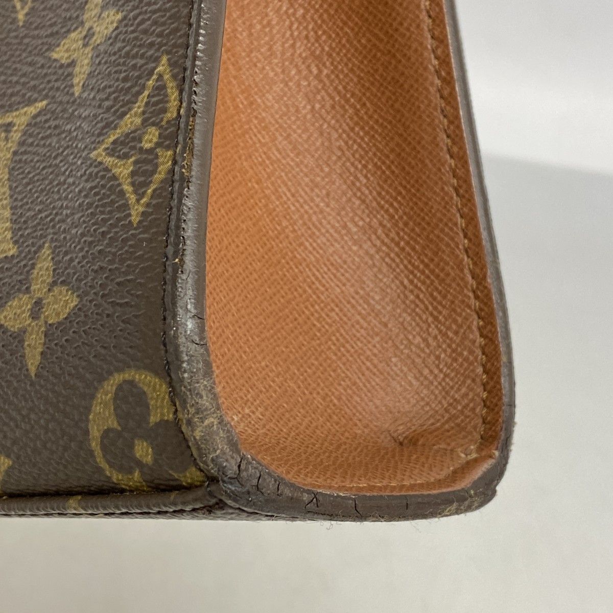 Louis Vuitton Handbag Monogram Malesherbes Brown — view 6