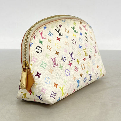 Louis Vuitton Pouch Monogram Multicolor Pochette Cosmetic Blanc Rich — view 2