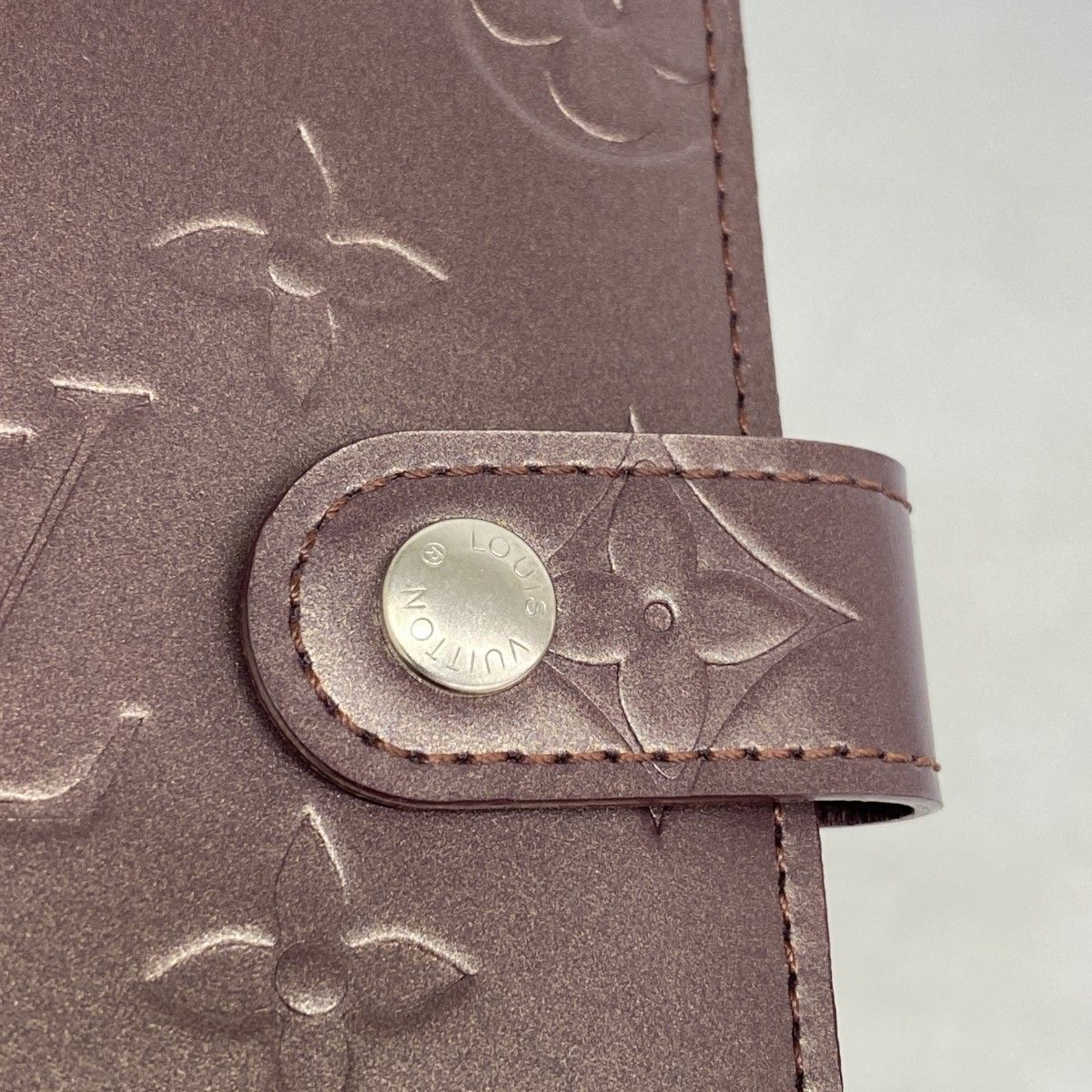 Louis Vuitton Notebook Cover Monogram Matte Agenda PM Violet — view 7