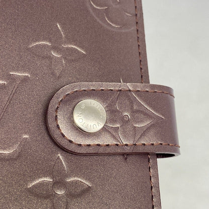 Louis Vuitton Notebook Cover Monogram Matte Agenda PM Violet — view 7