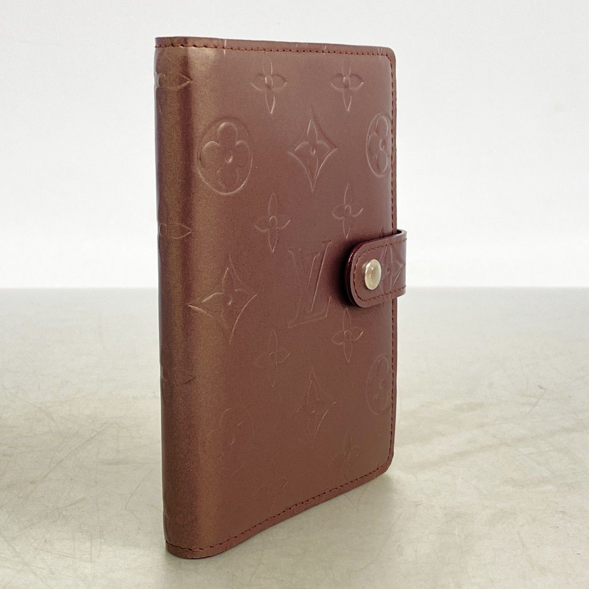 Louis Vuitton Notebook Cover Monogram Matte Agenda PM Violet — view 2