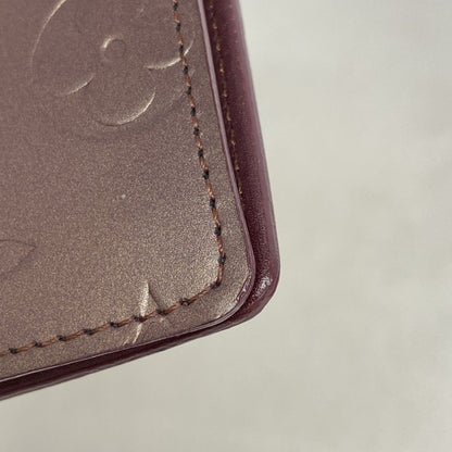 Louis Vuitton Notebook Cover Monogram Matte Agenda PM Violet — view 6