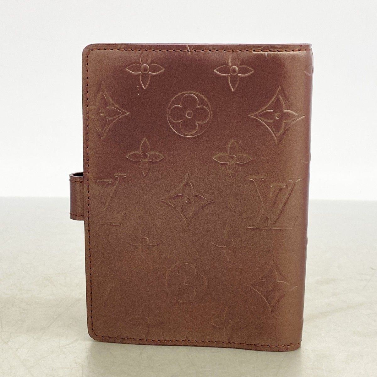 Louis Vuitton Notebook Cover Monogram Matte Agenda PM Violet — view 8