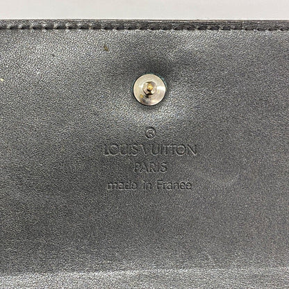 Louis Vuitton Trifold Wallet Monogram Matte Porte Tresor International Noir — view 4