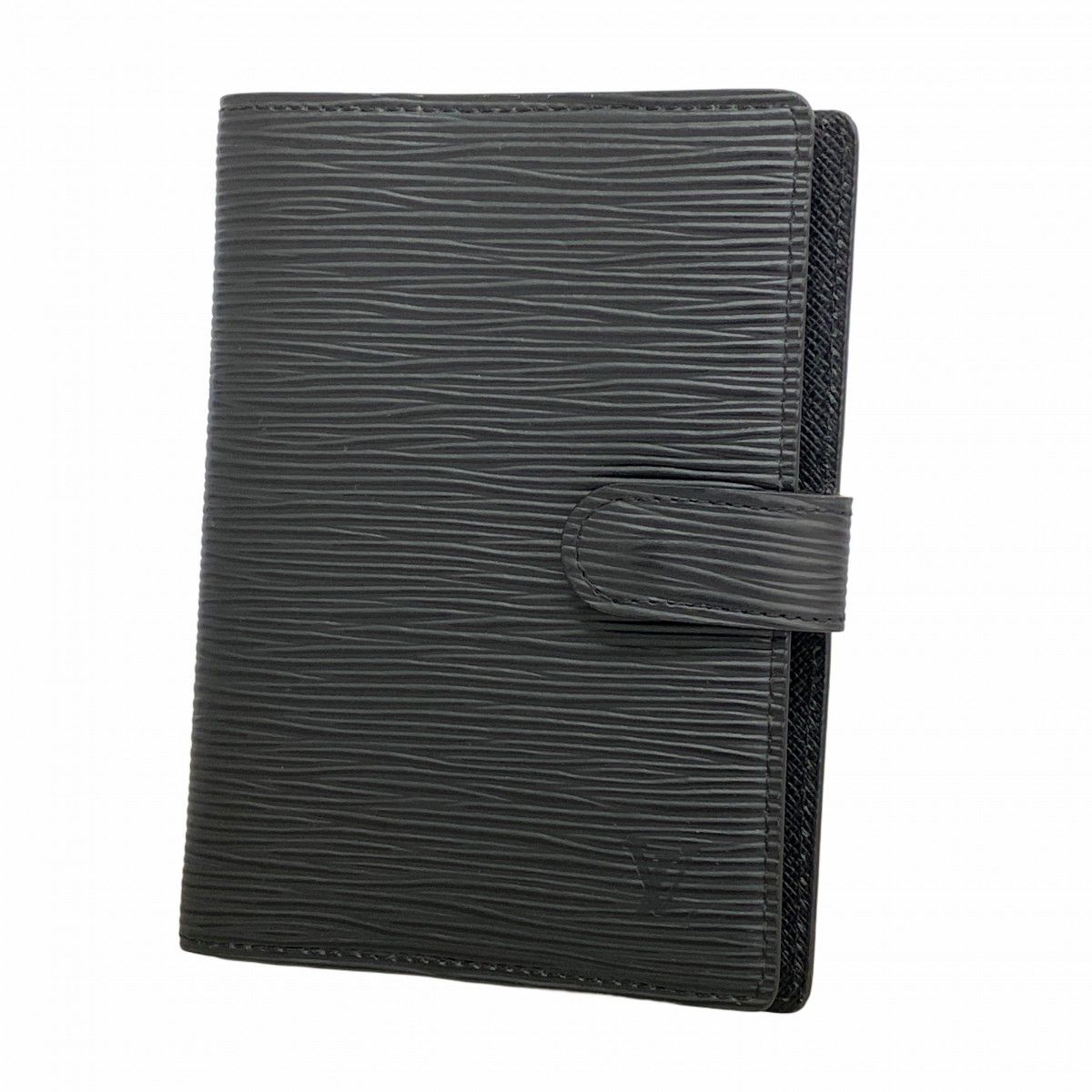 Louis Vuitton Notebook Cover Epi Agenda PM Noir
