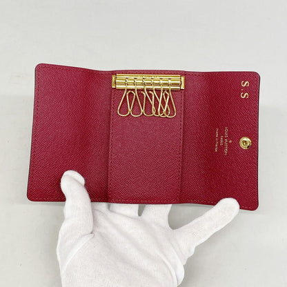 Louis Vuitton Key Case Monogram Multicles 6 Brown Fuchsia Pink Key Holder — view 3