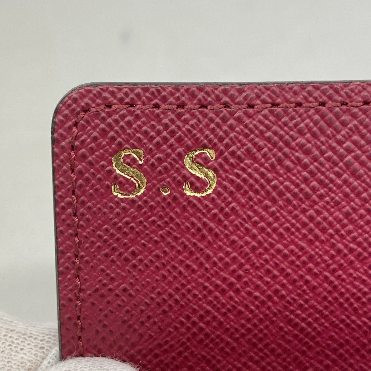 Louis Vuitton Key Case Monogram Multicles 6 Brown Fuchsia Pink Key Holder — view 5