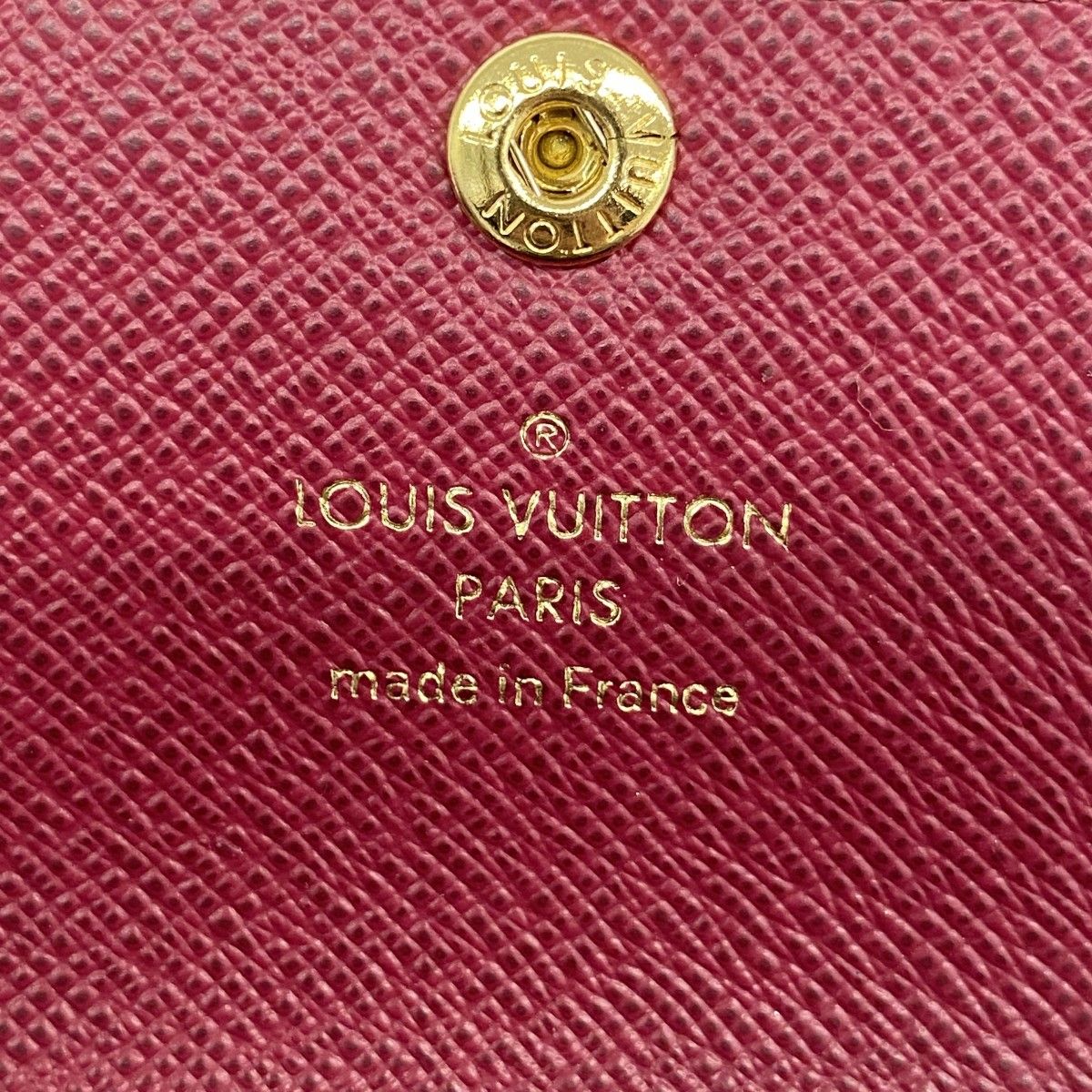 Louis Vuitton Key Case Monogram Multicles 6 Brown Fuchsia Pink Key Holder — view 4