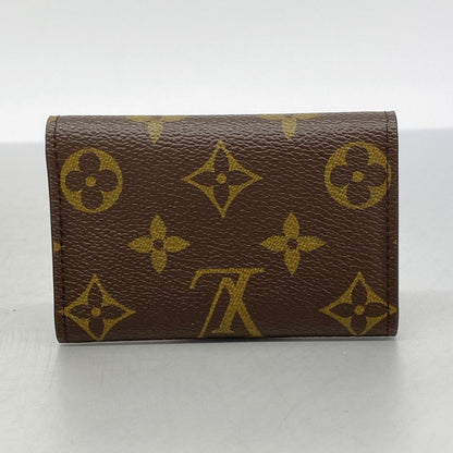 Louis Vuitton Key Case Monogram Multicles 6 Brown Fuchsia Pink Key Holder — view 6