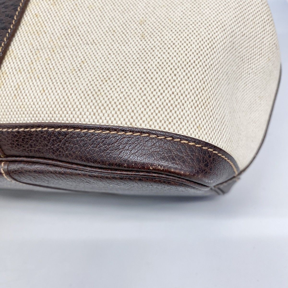 Hermes Tote Garden Party PM Toile Ash Brown Silver — view 6