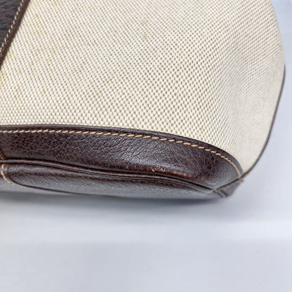 Hermes Tote Garden Party PM Toile Ash Brown Silver — view 6