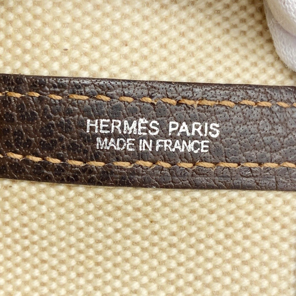 Hermes Tote Garden Party PM Toile Ash Brown Silver — view 5
