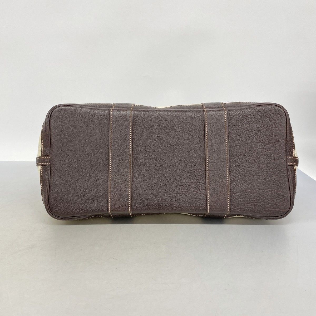 Hermes Tote Garden Party PM Toile Ash Brown Silver — view 3