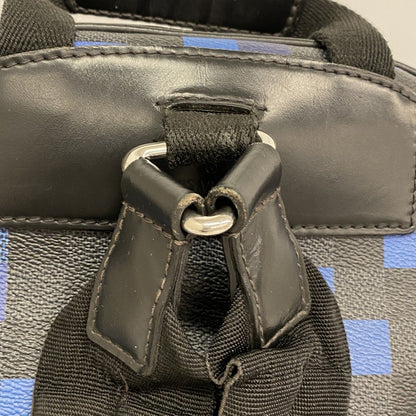 Louis Vuitton Backpack Damier Graphite Pixel Josh Black Blue — view 7