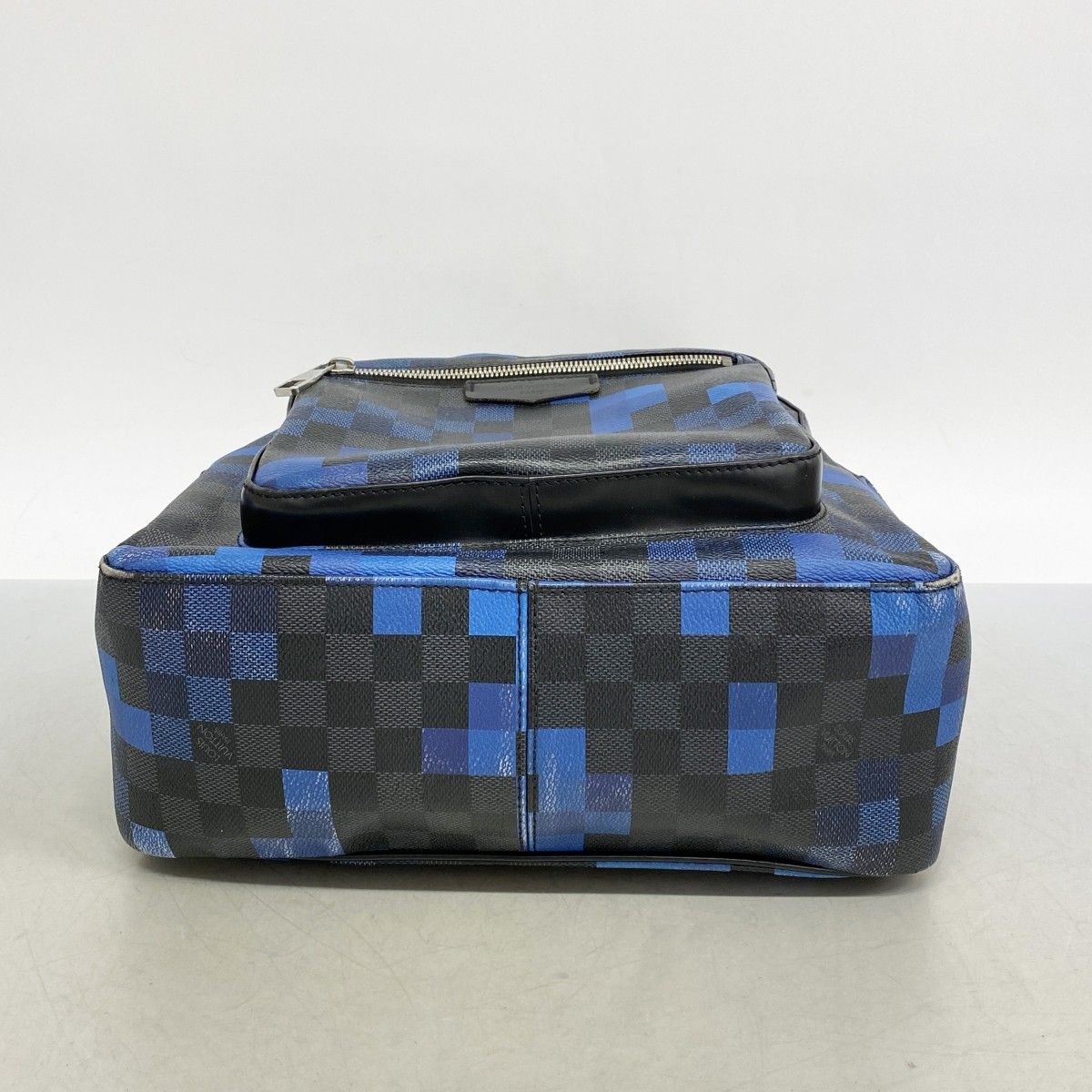 Louis Vuitton Backpack Damier Graphite Pixel Josh Black Blue — view 3