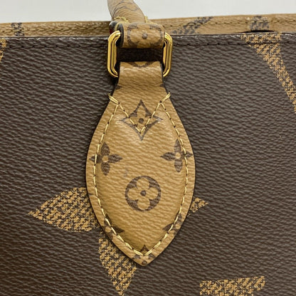 Louis Vuitton Tote Monogram Giant Reverse On The Go MM Brown 2-Way — view 8