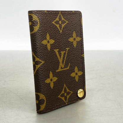 Louis Vuitton Card Case Monogram Holder Cles Depression Brown — view 2