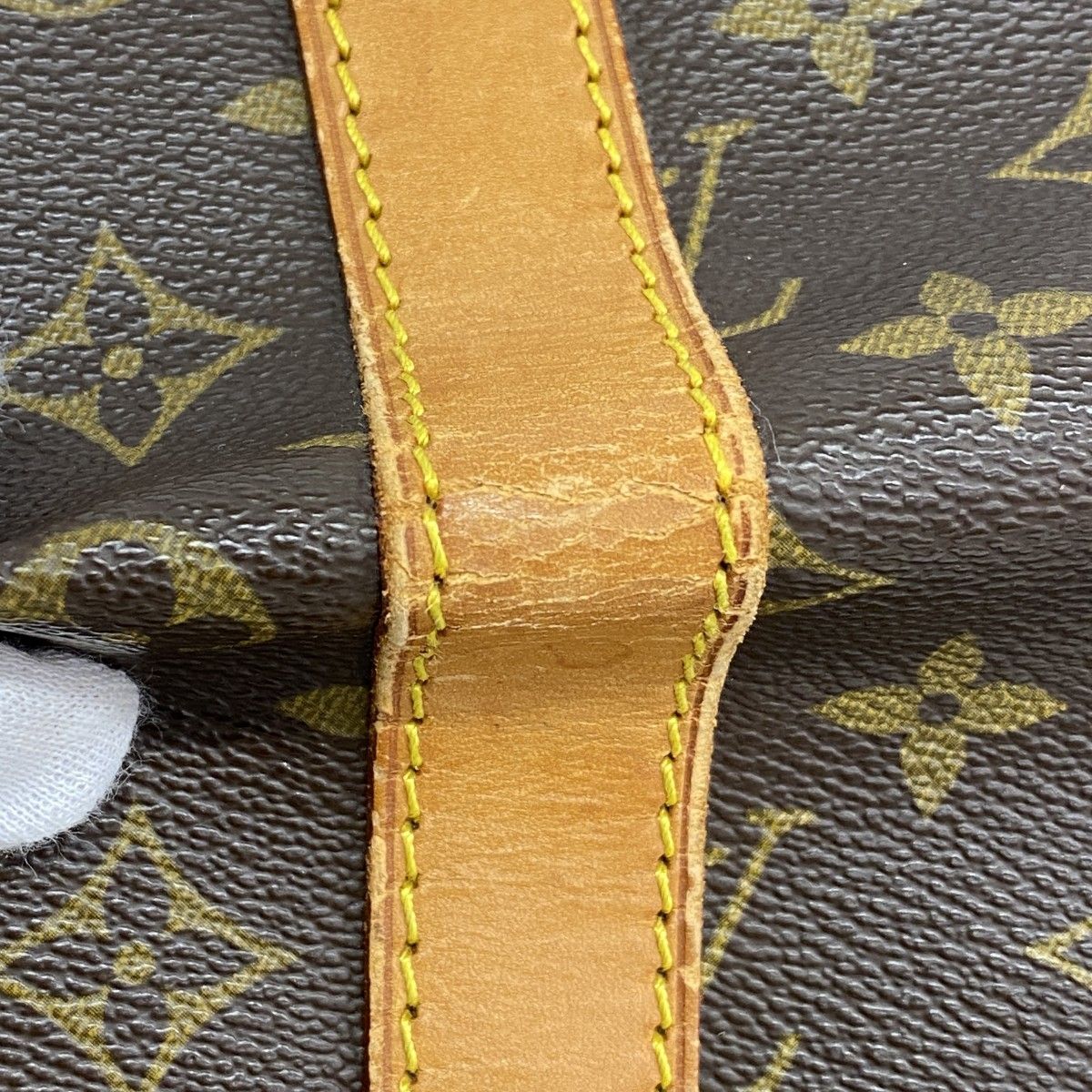 Louis Vuitton Boston Bag Monogram Keepall 55 Brown — view 7