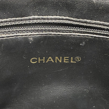 Chanel Shoulder Bag Patent Leather Black Gold — view 5