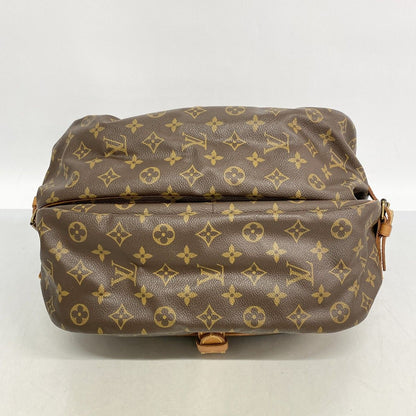 Louis Vuitton Shoulder Bag Monogram Saumur 35 Brown — view 3