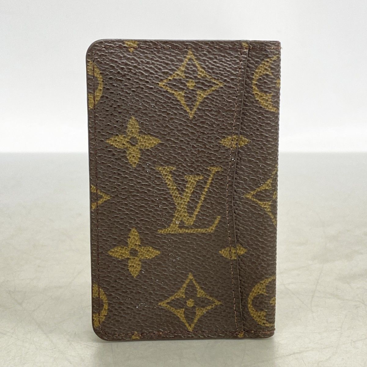 Louis Vuitton Card Case Monogram Pochette Carte de Visite Brown — view 7