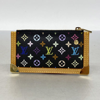 Louis Vuitton Coin Case Monogram Multicolor Pochette Cles Noir — view 8