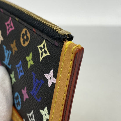 Louis Vuitton Coin Case Monogram Multicolor Pochette Cles Noir — view 6
