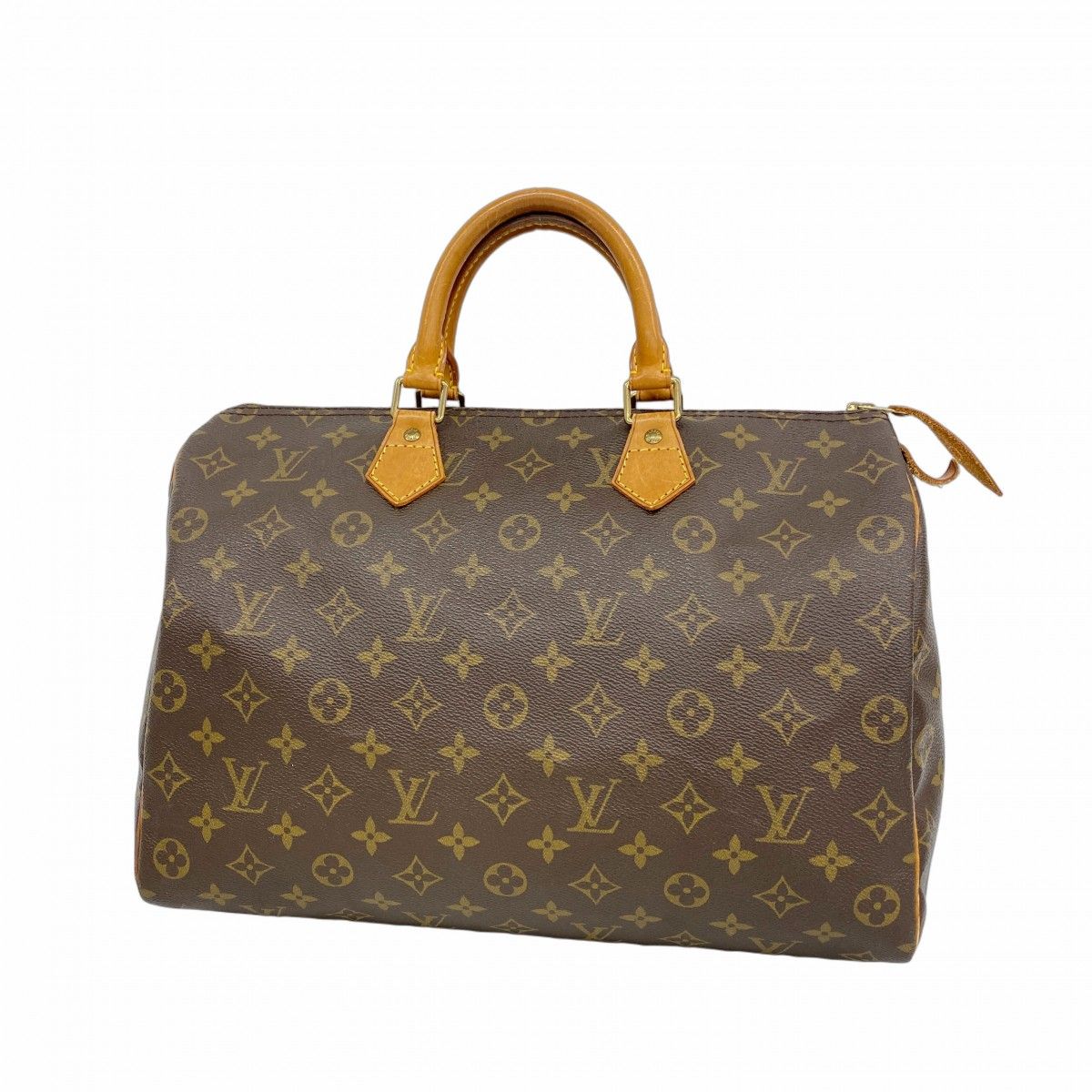 Louis Vuitton Handbag Monogram Speedy 35 Brown