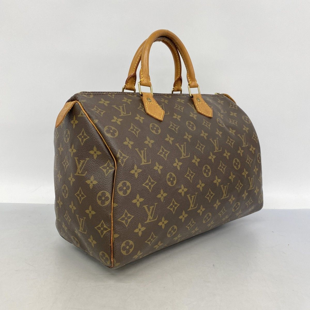 Louis Vuitton Handbag Monogram Speedy 35 Brown — view 2