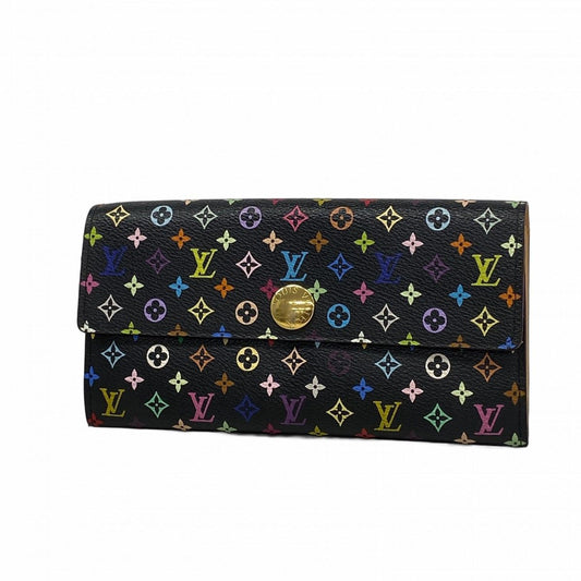 Louis Vuitton Wallet Monogram Multicolor Portefeuille Sarah Noir