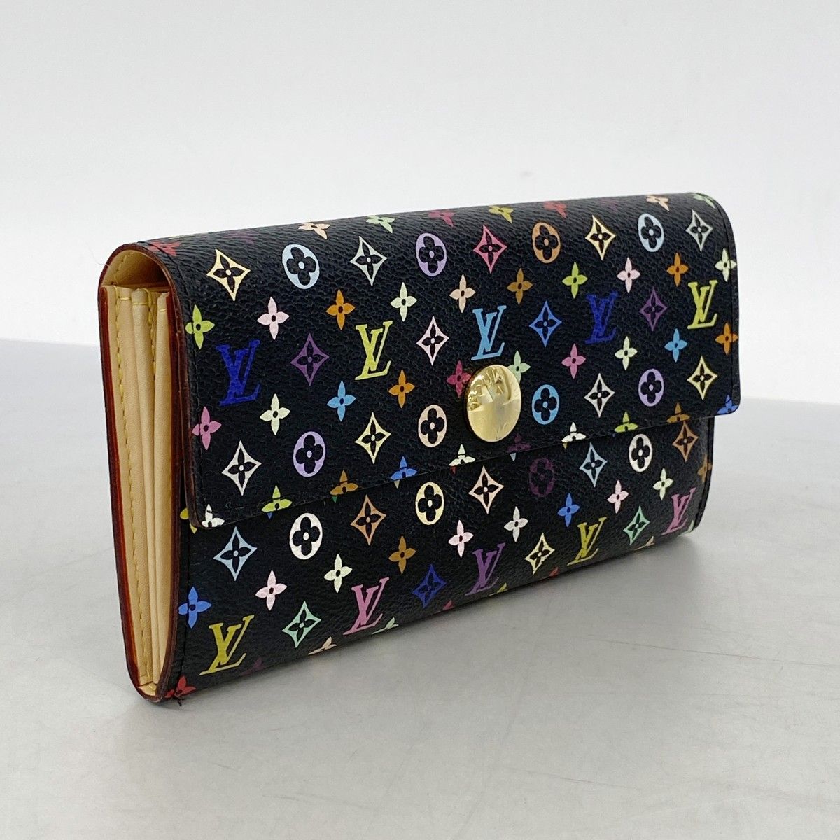 Louis Vuitton Wallet Monogram Multicolor Portefeuille Sarah Noir — view 2