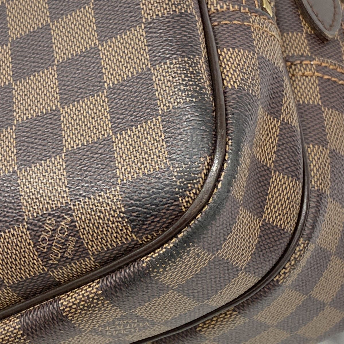 Louis Vuitton Shoulder Bag Damier Reporter PM Ebene — view 9