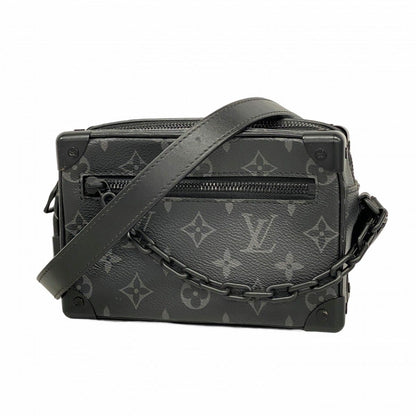 Louis Vuitton Shoulder Bag Monogram Eclipse Mini Soft Trunk Black
