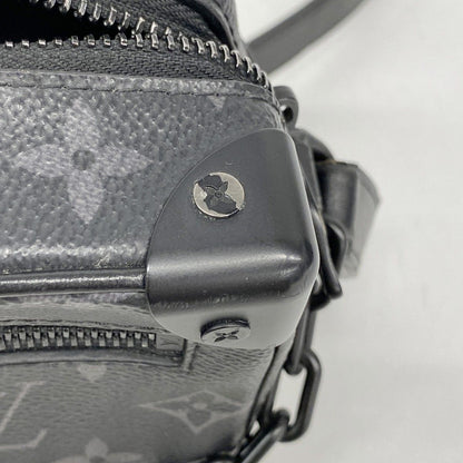 Louis Vuitton Shoulder Bag Monogram Eclipse Mini Soft Trunk Black — view 8