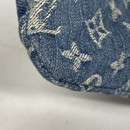Louis Vuitton Pouch Monogram Denim Pochette Plat Blue — view 6