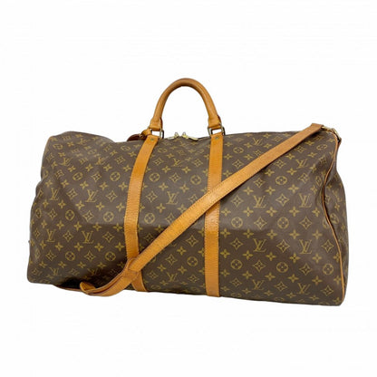 Louis Vuitton Boston Bag Monogram Keepall Bandouliere 60 Brown