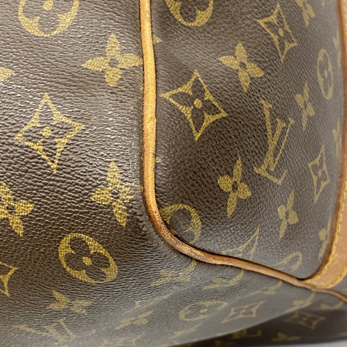 Louis Vuitton Boston Bag Monogram Keepall Bandouliere 60 Brown — view 7