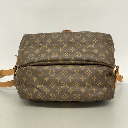 Louis Vuitton Shoulder Bag Monogram Saumur 35 Brown — view 3