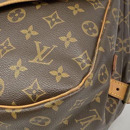 Louis Vuitton Shoulder Bag Monogram Saumur 35 Brown — view 6