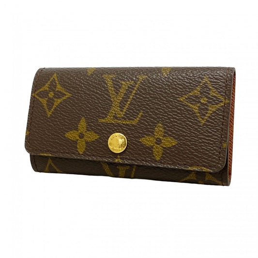 Louis Vuitton Key Case Monogram Multicles 4 Brown Key Holder
