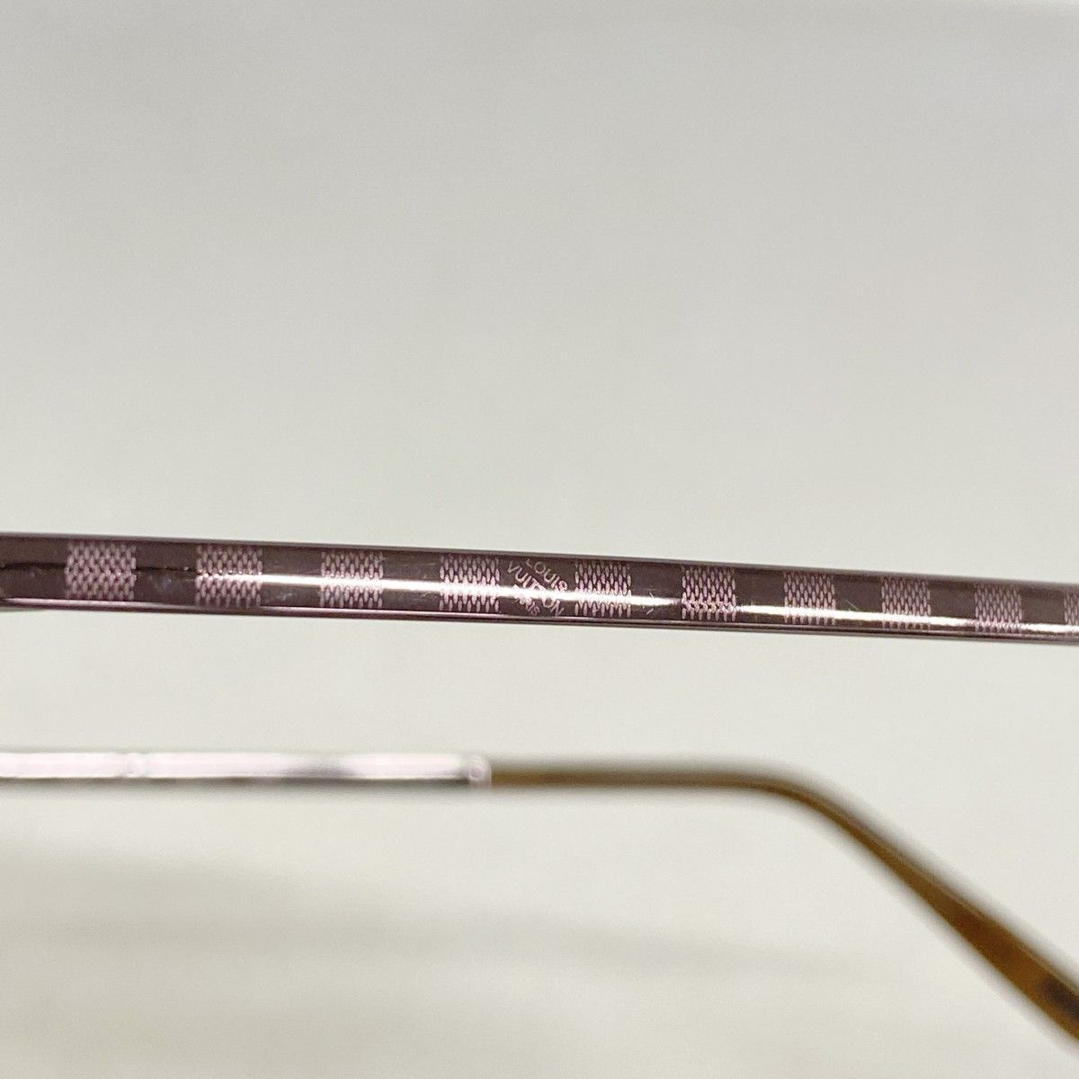 Louis Vuitton Sunglasses Damier Socore Brown Eyewear — view 2