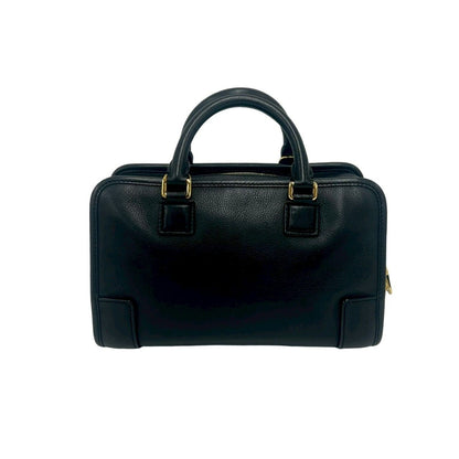 Loewe with Key Amazona 23 Anagram Logo Leather 2-Way Mini Boston Bag Black — view 3