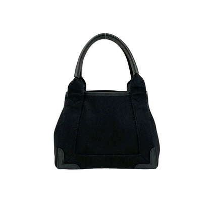 Balenciaga Navy Cabas XS Canvas Leather 2-Way Shoulder Bag Black — view 3