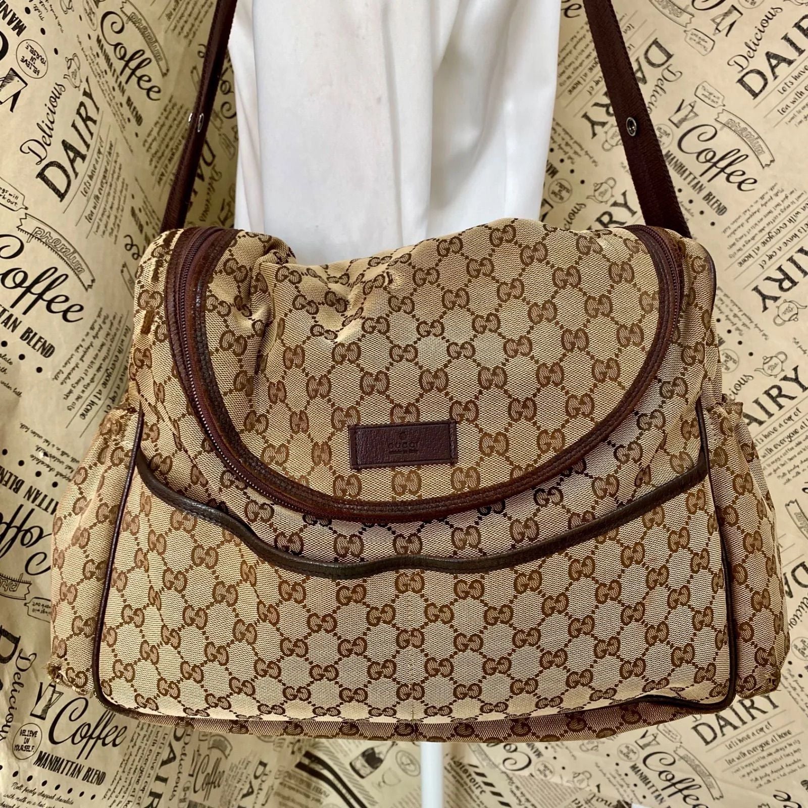 Gucci GG Canvas Mother's Bag