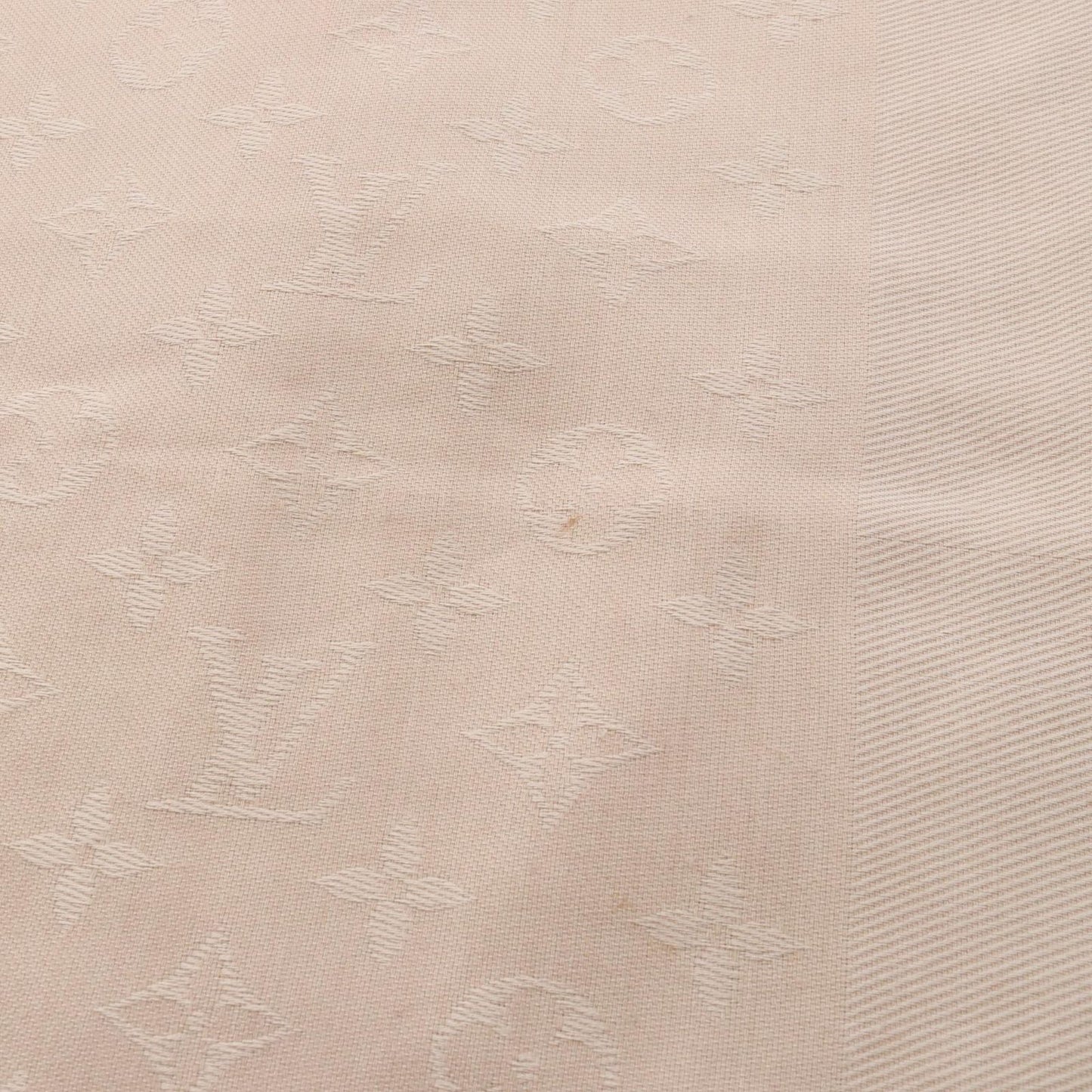 Louis Vuitton Shawl Monogram Ecru Silk Wool Scarf — view 8