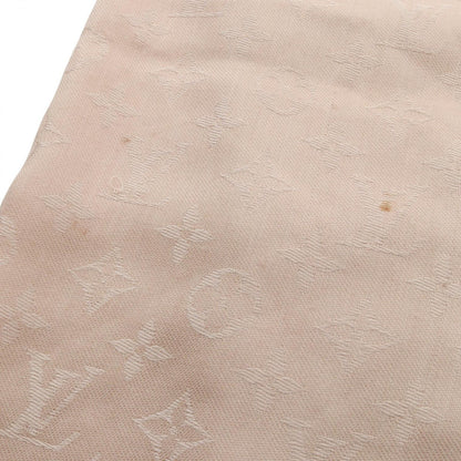 Louis Vuitton Shawl Monogram Ecru Silk Wool Scarf — view 3
