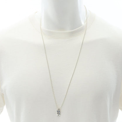 Chrome Hearts Necklace Tiny Cutout Cross Dog Tag Ball Chain 925 Sterling Silver — view 6