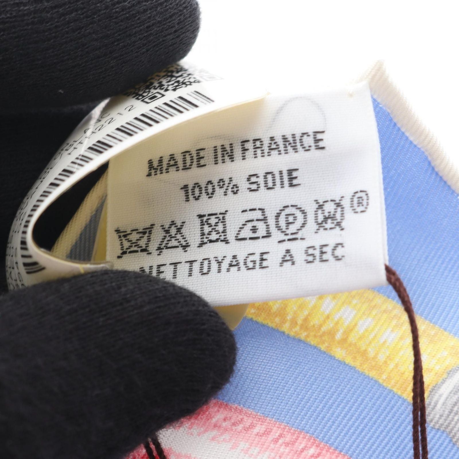 Hermes Scarf Petit Carre 45 Chevaloscope Neon Silk — view 3