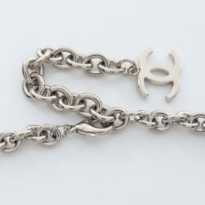 Chanel Necklace CC Logo Stainless Steel CC Line Stone — view 4