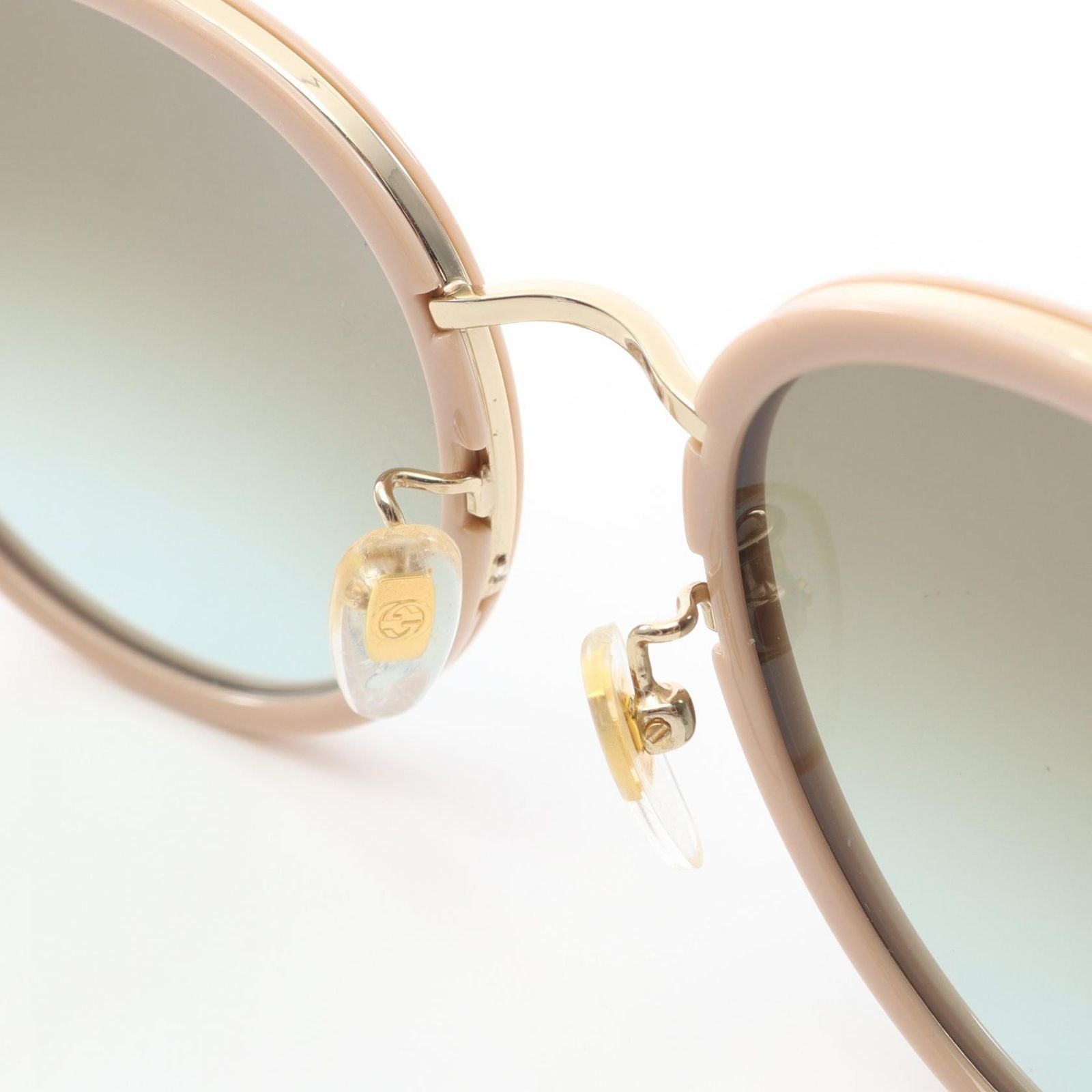 Gucci Sunglasses Horsebit Asian Fit Beige Eyewear — view 6